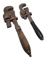 VTG Antique Stillson 8” Pipe Wrench Monkey USA Tool ...