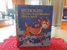 RUDOLPH the Red-Nosed Reindeer Shines Again Vintage LITTLE ...