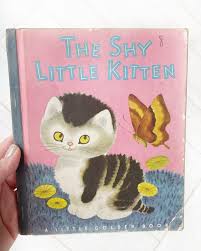 Vintage…a Little Golden Book…the Shy Little Kitten - Etsy