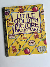 Vintage Little Golden Book- Little Golden Picture Dictionary ...