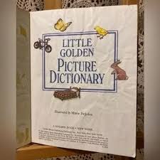Other | Little Golden Picture Dictionary Vintage Childrens ...