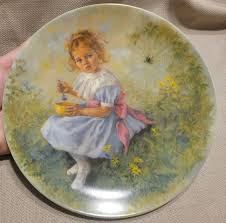 Little Miss Muffet Mother Goose Collector Plate John ...