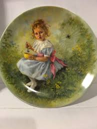 Little Miss Muffet Plate # 1594 C 1981 Bradex No 84-R60-2.3 ...