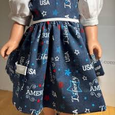Independence Day Doll Dress: 18 Inch, Handmade - Etsy