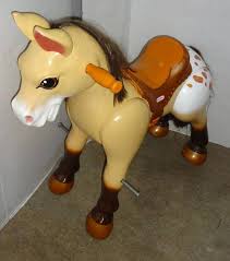 Hard-To-Find Little Tikes "Thunder" Giddy Up N Go Toddler Pony Horse Ride On Toy, Bounce Up & Down on the Ergonomic Saddle to Make The Pony Go, 59 Lb Max, Good Condition,