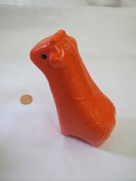 Little Tikes Chunky Orange Giraffe Zoo Ark Animal Vintage ...