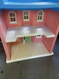Vintage Little Tikes Tyke Child My Size Barbie Doll House Dollhouse Pink 40.5" T | eBay