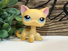 Littlest Pet Shop 339 Lps Authentic Yellow Shorthair Cat ...