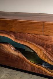 Live Edge Walnut Credenza on a Black Steel Base "St. Clair Credenza" For Sale at 1stDibs | live edge credenza in channel-port aux basques, live edge credenza