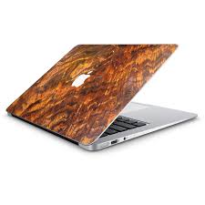 Skin Decal Wrap for Macbook Air 13 Inch 13" - orange burnt burl wood aged | eBay
