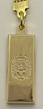 Vintage Faux Gold Bar Keychain B-16 | eBay