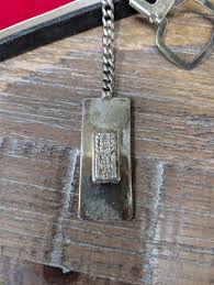 Vintage 1950's Sterling Silver Peruvian Keychain in Original ...