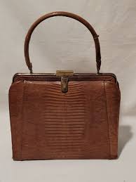 Vintage Bellstone Alligator Frame Handbag | eBay