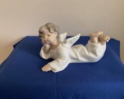 Lladro 4538.kneeling Angel Praying. 5.25 Inches Tall.unboxed - Etsy