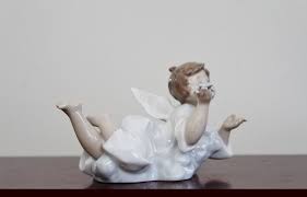 Excellent 5-1/2" Vintage Lladro 'making a Wish' Angel Holding a Star Porcelain Figurine by Francisco Polope | # 5725 Glossy Finish | Spain - Etsy Denmark