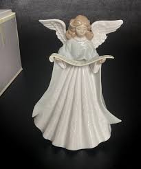 Lladro 5875 ANGEL TREE TOPPER 1992 W/BOX, retired 1992 - 7 ...