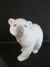 Lladro Porcelain Polar Bear Hand Made in Spain Marked ...