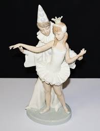Lladro “Carnival Couple” 10 3/8" Porcelain Figurine #4882 by ...
