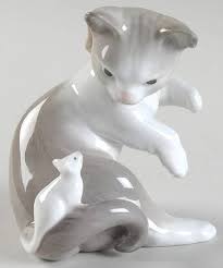 Animals-Domestic Cat And Mouse - Boxed by Lladro ...