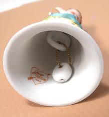 July Birthday Girl Vintage Bell/ GEORGE GOOD Porcelain ...