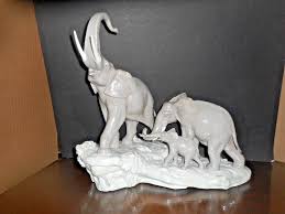 Lladro elephants walking figurine with no box | eBay
