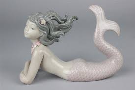 Lot - TWO LLADRO MERMAIDS, 'ILLUSION' AND 'FANTASY