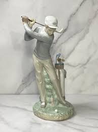 Lladro Male Golfer 4824 Large Figurine No Box 10 1/2" no ...