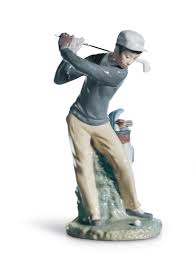 Golfer man Figurine | Lladró® USA