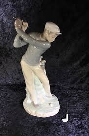 LLADRO GOLFER 4824 JUGADOR DE GOLF MAN CLUBS GOLF BALL NEW IN BOX | eBay