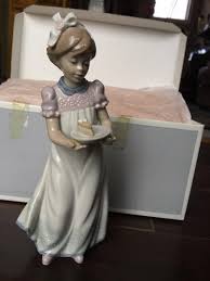 Lladro 5429 Girl With Cake - Nina y Tarta - Glazed - 1986 NIB | #1882539400