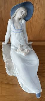 Vintage Hummelwerk Rex Valencia Artwork Statue Woman with ...