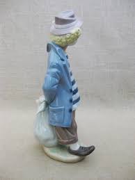 RESERVED - Lladro Ceramic Clown Sculpture Figurine Little ...