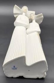 Lladro Nuns Porcelain Figurine, Statue, Pair of Nuns, Two ...