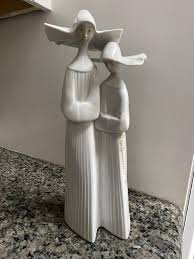 LLADRO #4611 Two Nuns in White – 13” | Mercari