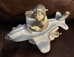 Lladro 5697 Over The Clouds Retired! No Box! Missing Bird's ...