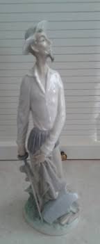 Lladro Figurine #4854 Don Quixote Standing Up with Sword, 12 ...
