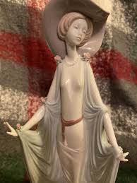 Vintage 1983 LLADRO Daisa Afternoon Tea 14 1/4 inch Porcelain Figurine Retired | eBay