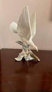 Gorgeous ILadro porcelain Turtel Dove on a branch Fgurine | eBay