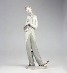 Romantic Clown by Lladro | Handcrafted Spanish Porcelain Art ...