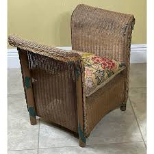 1960s Vintage Wicker Child Armchair | Chairish