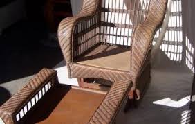 Casablanca Gliding Chair and Ottoman - Quality Wicker and ...