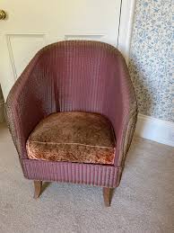 Vintage Lloyd Loom Chair With Sprung Seat - Etsy