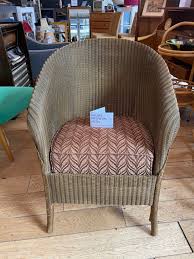 Wicker Chair Lloyd Loom Wicker Vintage Vintage Lloyd Loom ...