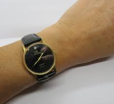 Vintage Gold Diamond Watch / Quartz Womans Watch / Vintage ...