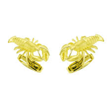 18k Gold Lobster Cufflinks