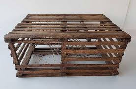 Vintage Lobster Trap Coffee Table