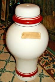 Vintage Glass Lampshade Painted Birds Flowers Bulbous Shape ...