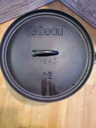 Lodge 12DCO, 12" Cast Iron Camp / Dutch Footed Oven | eBay