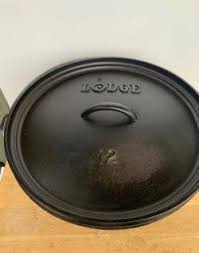 Lodge Camp Dutch Oven #12 w/ Flanged Lid 3 Legs Iron Kettle 6 QT 12CO for Sale in City Of Industry, CA - OfferUp