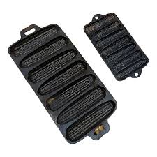 Pair of 1970s Corn on the Cob Cast Iron Trays | Chairish